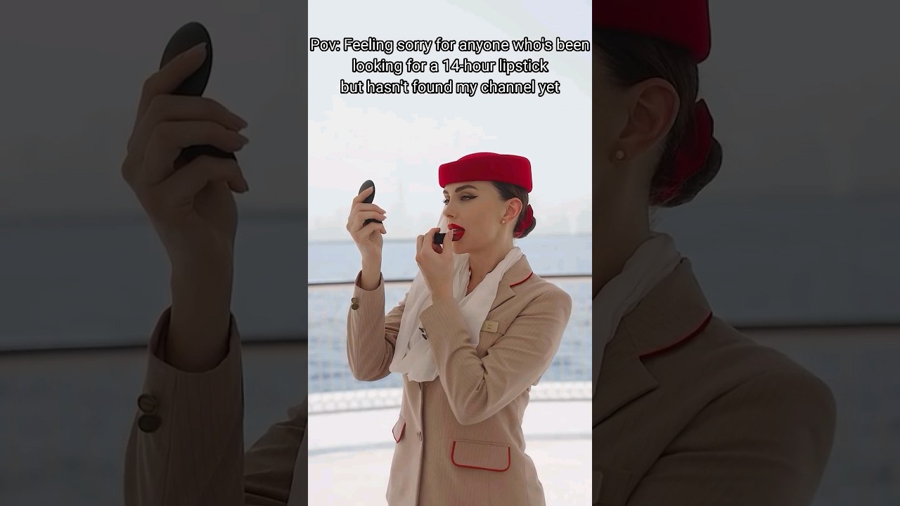 Best Emirates Long-Lasting Red Lipstick 💄 Cabin crews | Dubai