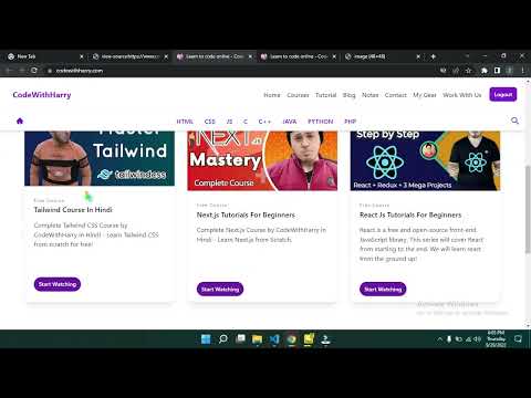 Capa de Coding with zawad| How to clone code with harry with all css