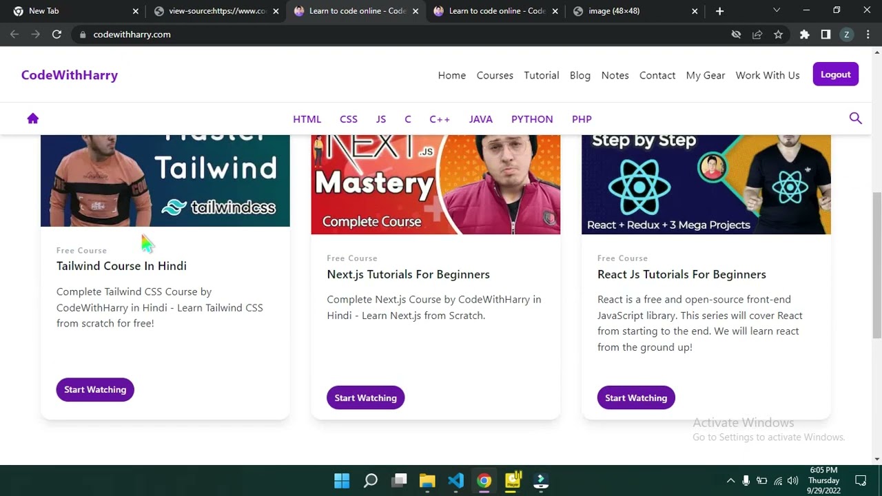 Coding with zawad| How to clone code with harry with all css