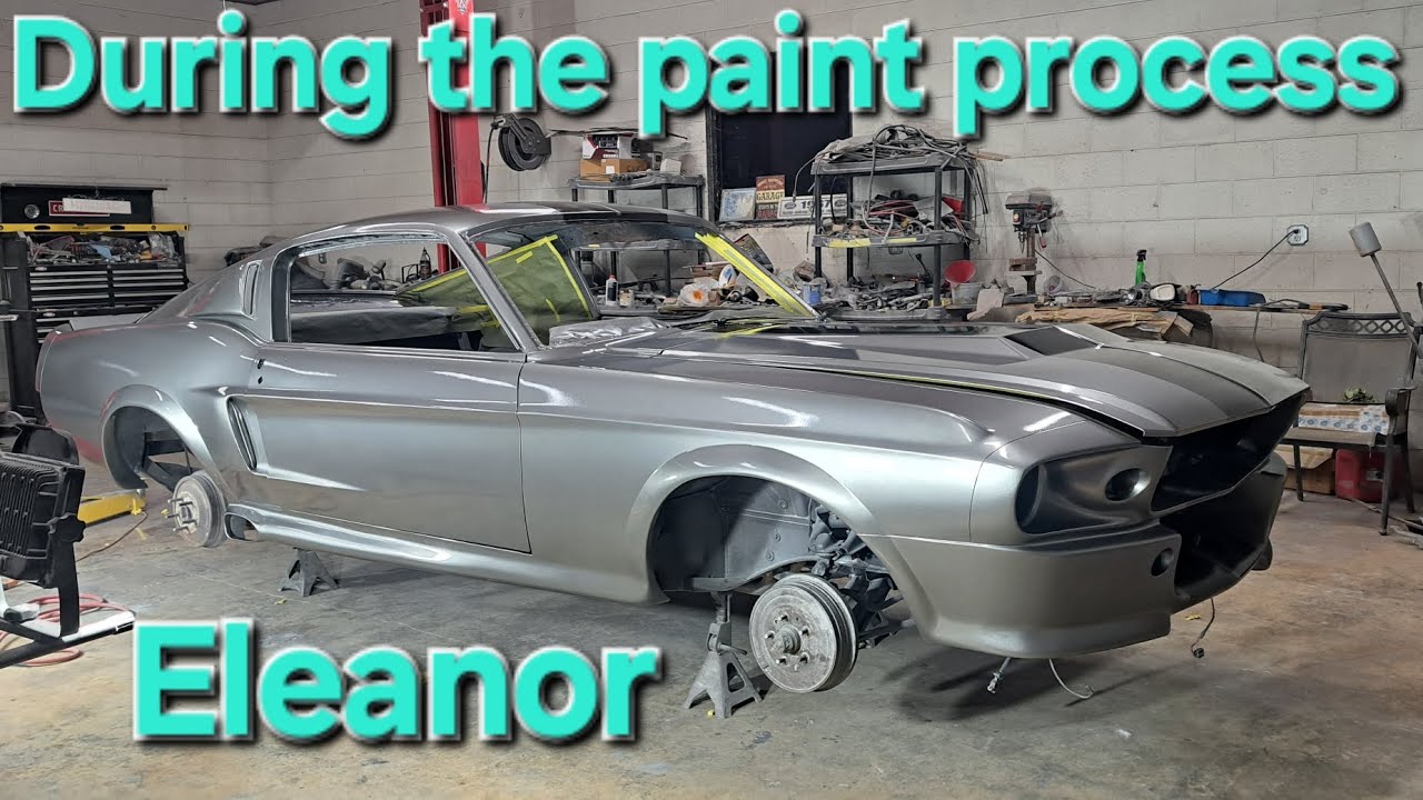 НЕТ ПОКРАСОЧНОЙ КАМЕРЫ — НЕТ ПРОБЛЕМ. ФОРД МУСТАНГ ЭЛЕАНОР 1967 ГОДА