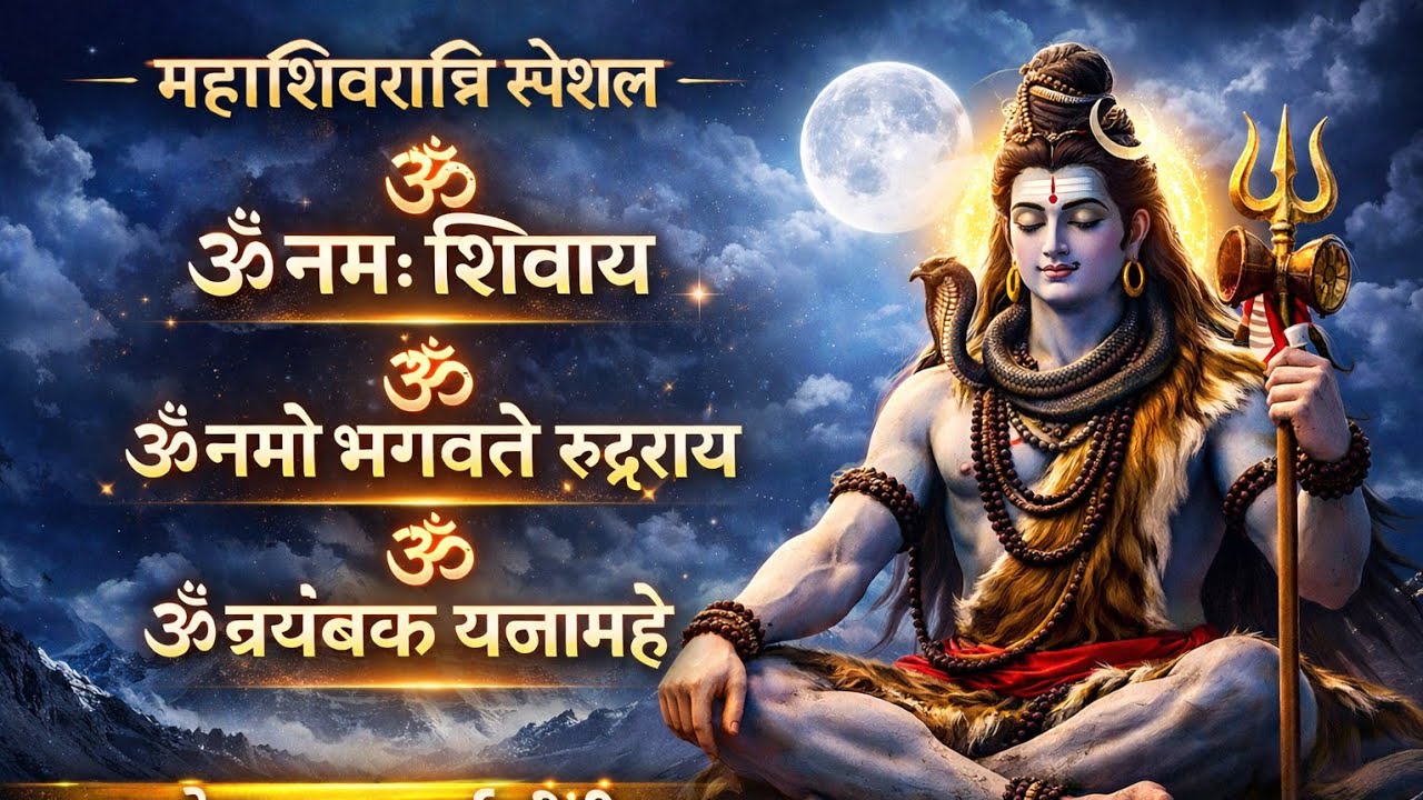 Shiv mantra jaap | Healing Shiva Mantra | 108 Times | Deepswar | #mahakal #shivratri 