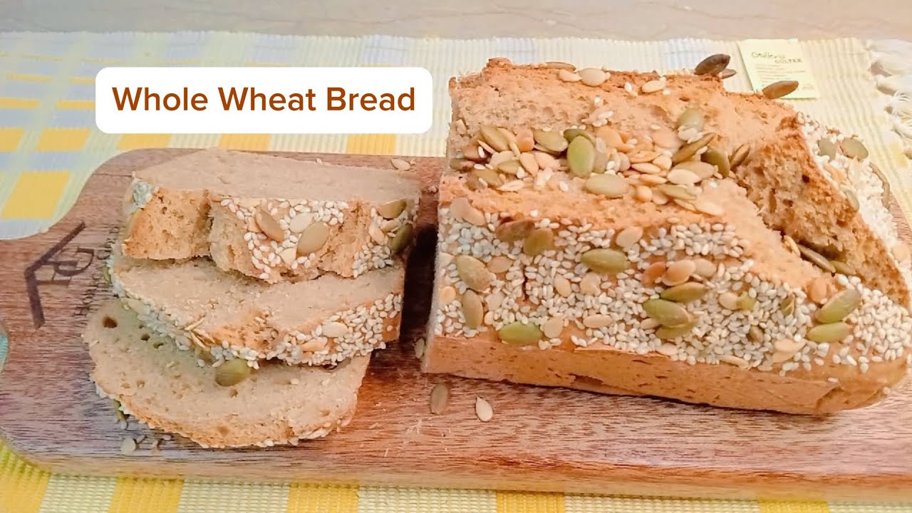 Quick Wholewheat Bread|No Yeast|No knead|Easy wholewheat Bread|Recipe By Organic Inn|