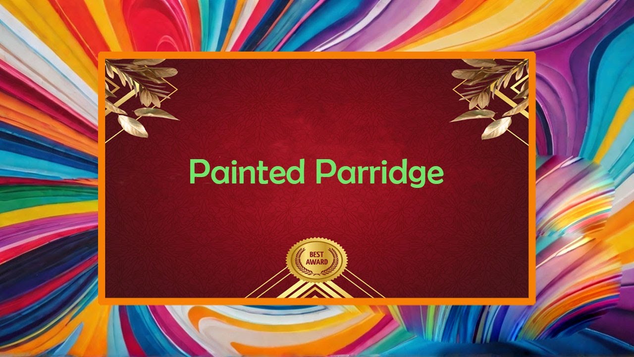 Painted Francolin (පින්තාරු කරන ලද Parridge) - YouTube