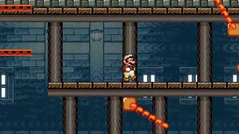 Super Mario Flash Level Editor: Playing With Bowser