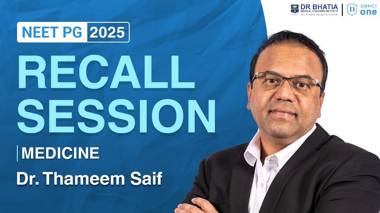 NEET PG 2025 Medicine Mega Recall Session | NEET PG '25 Paper Discussion | DBMCI