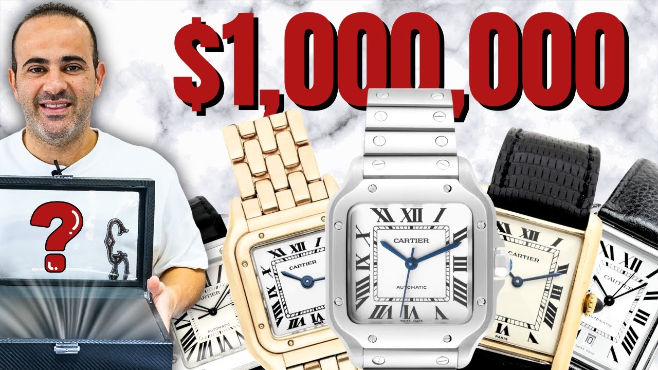 We Blindly Spent $1,000,000 on Cartier Watches! - YouTube