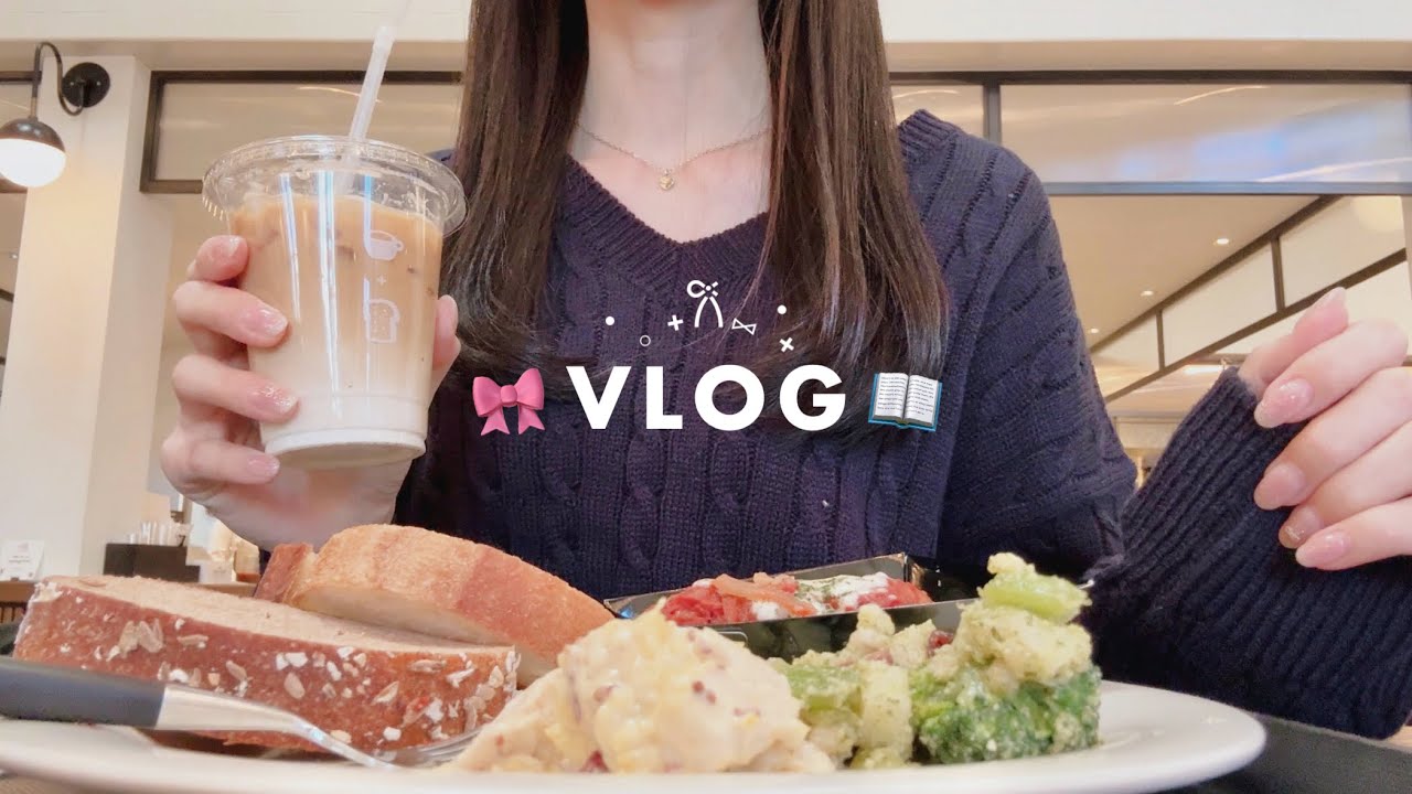 VLOG | насыщенные дни на новогодних каникулах ⛄️ Изучение корейского языка и мое любимое кафе 🥯