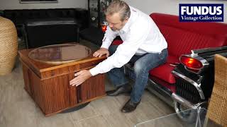 Patini Teak Bar Möbel aus den 60ern