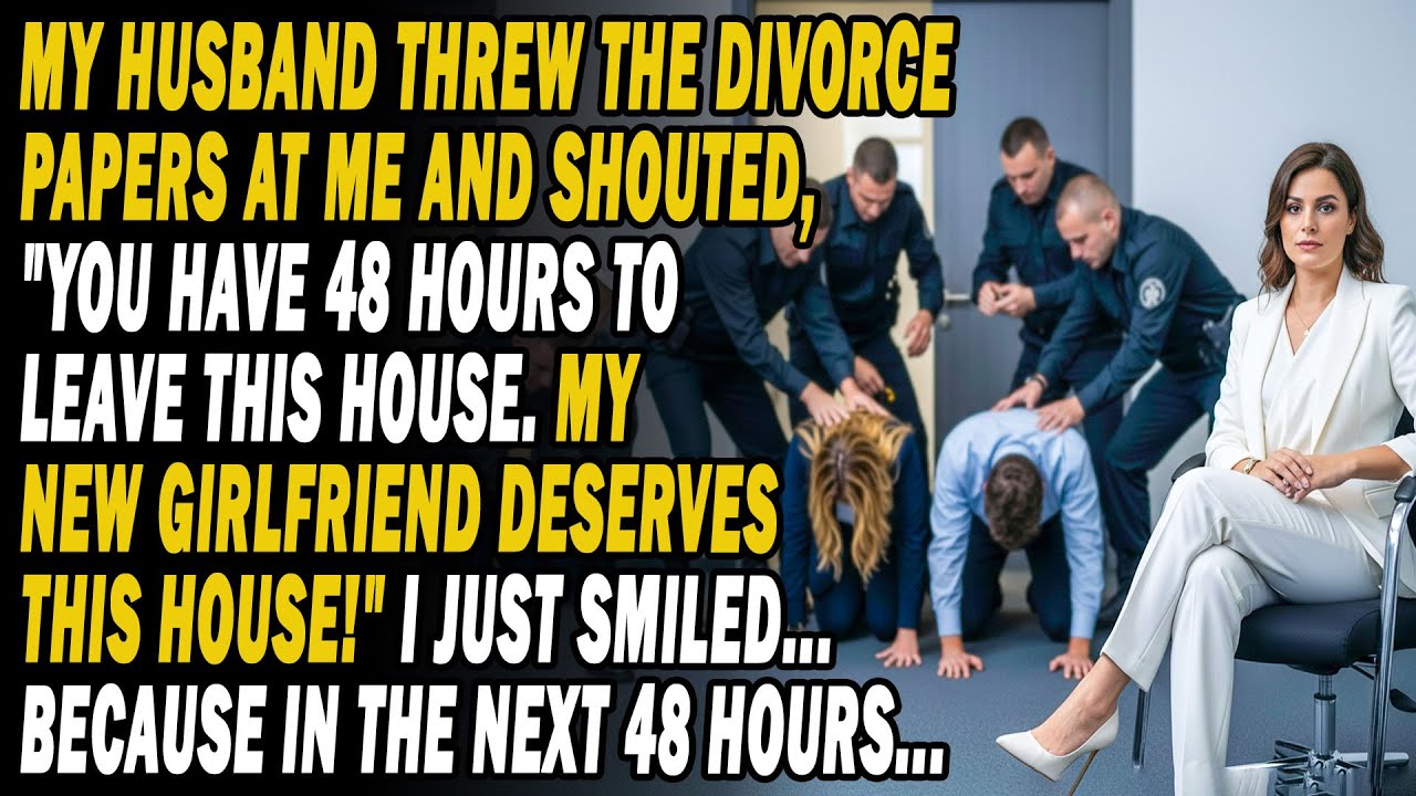 My Husband Tossed Divorce Papers At Me📄And Kicked Me Out For His Mistress💔. But In 48 Hours, He😭...