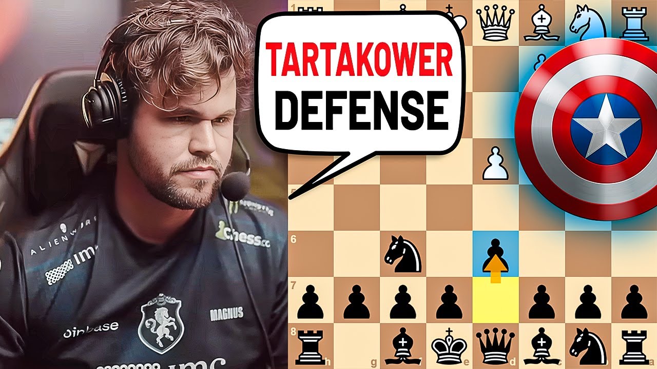 Магнус разгромил гроссмейстера, используя защиту Тартаковера!