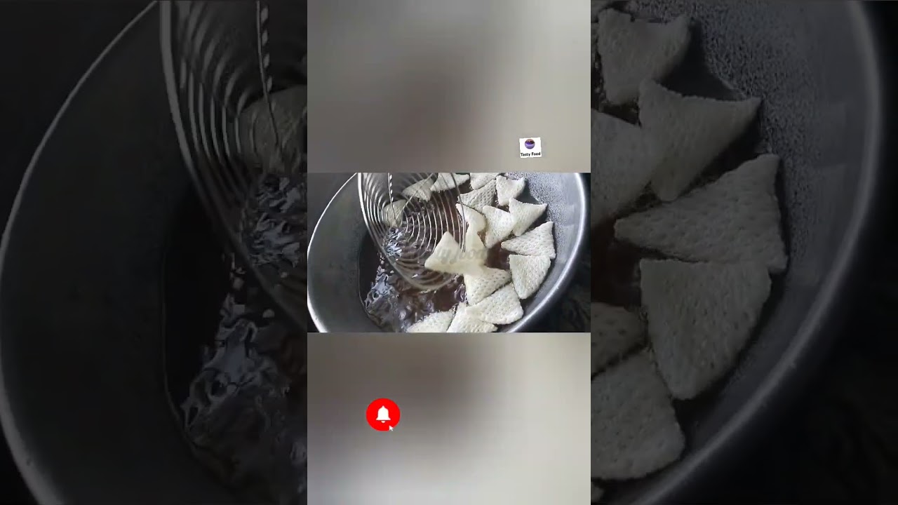 Crispy triangle chips ready...... 💕💖💕