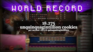 😎COOKIE CLICKER WORLD RECORD: unquinquagintillon (TRIPLE ASCENDED finn combo + PREP FINN)