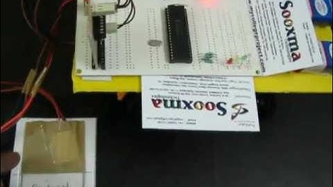 Touch screen controlled robot