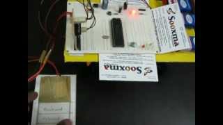 Touch screen controlled robot