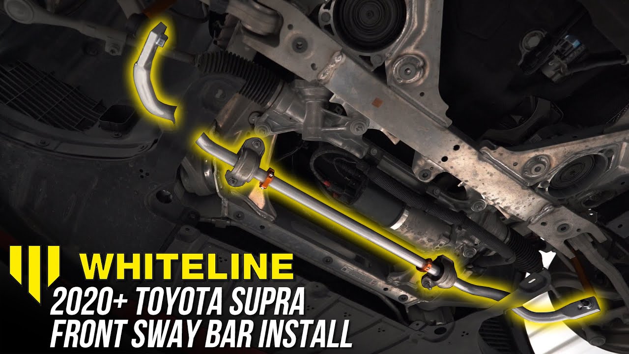 A90 Supra Front Sway Bar Install Guide