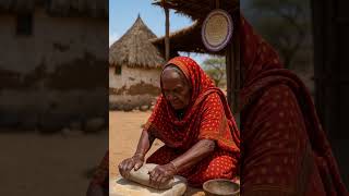 Eritrean Kunama grandmother making food the traditional way#Kunama#eritrea#ethiopia#foryou#eritrea