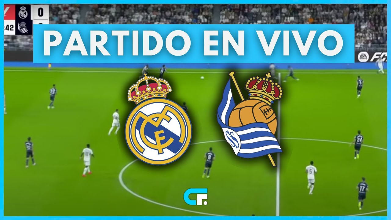 Real Madrid vs Real Sociedad En Vivo 🏆 La Liga de España ⚽ Juega Mbappe ...