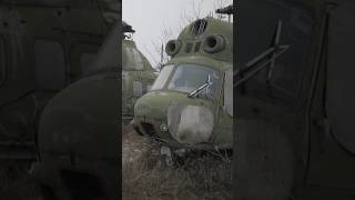 Explored a field with defunct Soviet Mi-2 helicopters and military aircraft #abandoned #urbex