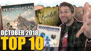 Top 10 hottest board games: October 2018