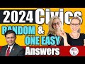 100 civics questions ONE EASY answers US naturalization test | 2008 Civics Test | Officer Ashlee