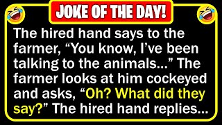 🤣 BEST JOKE OF THE DAY! - A farmer hears a knock on his door, it’s a man in... | Funny Jokes
