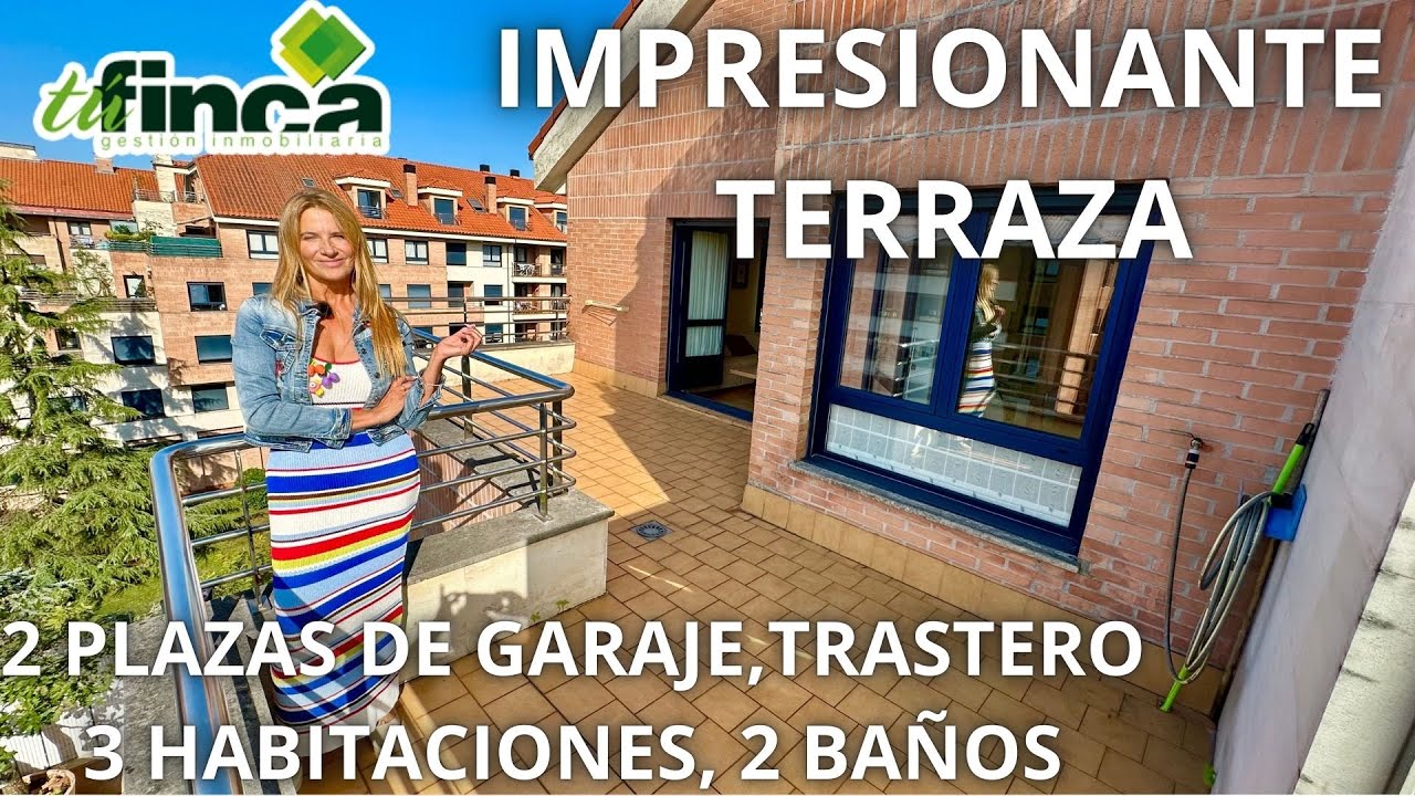Pisazo con Impresionante Terraza y 2 Plazas de Garaje | 475.000€