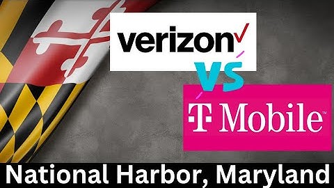 T-Mobile versus Verizon  | Cellular Network & Speed Testing | National Harbor, MD