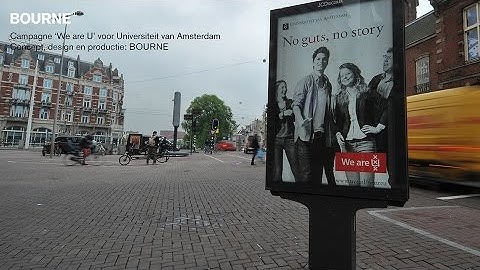 We are U campagne, Universiteit van Amsterdam