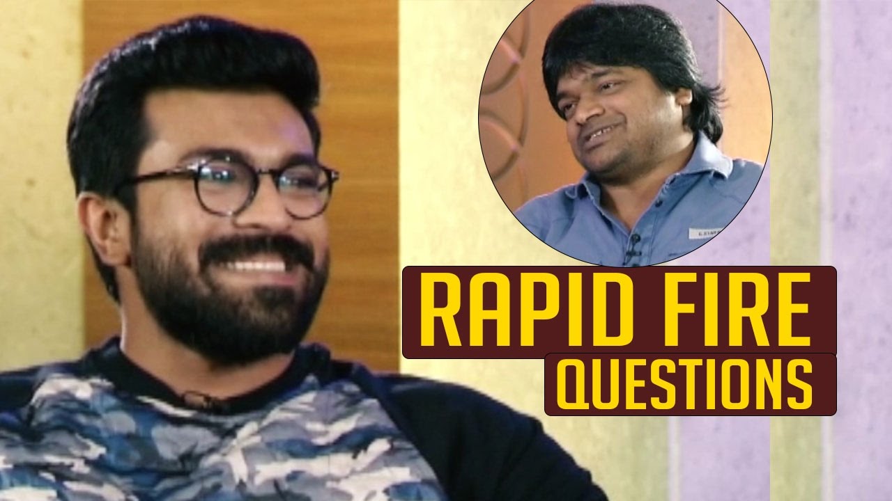 Harish Shankar Rapid Fire Questions To Ram Charan | Superb Answers | TFPC