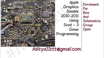 Apple GPU Disable Bypass via Gmux Programming for Graphics issue solution Svod-3 | Svod-4