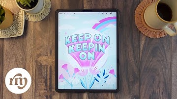 Digital Drawing Process in Procreate | Lettering with iPad Pro + Apple Pencil | Visual ASMR