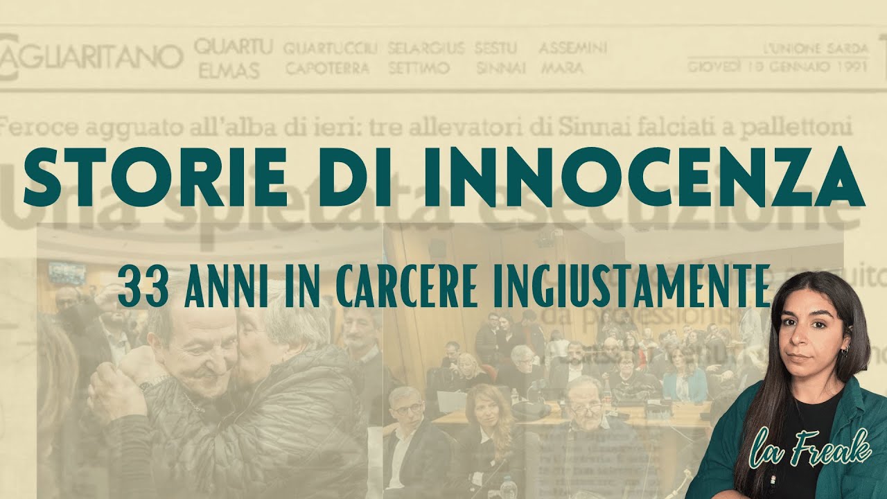 33 ANNI IN CARCERE INGIUSTAMENTE: BENIAMINO ZUNCHEDDU, IL PIÙ GRAVE ERRORE GIUDIZIARIO ITALIANO
