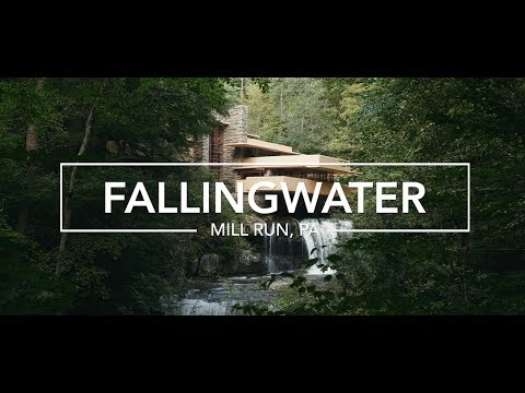 Видео: Шедьовърът на Fallingwater в Mill Run, Пенсилвания
