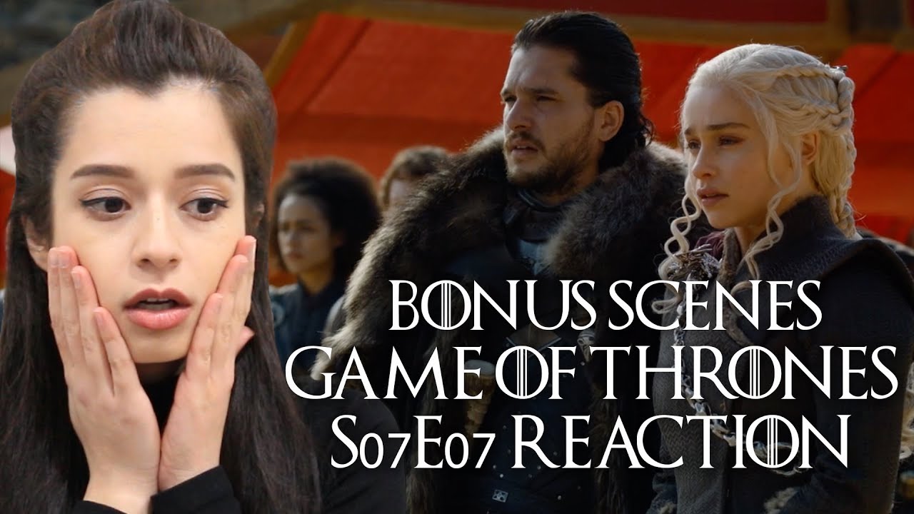 Game of Thrones S07E07 BONUS SCENES REACTION YouTube