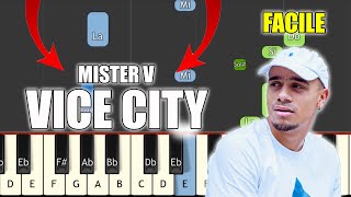 Mister V - Vice City | Vidéo Piano Tutoriel Facile RAP FR (Piano Facile France)