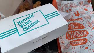 Kennedy fried chicken vs Popeyes fried chicken vs KFC
