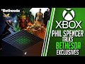 Phil Spencer Talks Bethesda EXCLUSIVE GAMES ONLY On Xbox Series X - PS5 IS NOT NEEDED