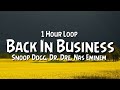 Snoop Dogg, Dr. Dre, Nas &amp; Eminem - Back In Business {1 Hour Loop}