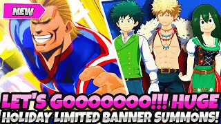 *LET'S GOOOOOOO!* HUGE HOLIDAY LIMITED BANNER SUMMONS!? WHICH CAN WE GET!? (My Hero MHA Ultra Rumble