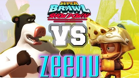 Otis vs Monkey | Super Brawl Showdown v0.3.1b Full Match Gameplay