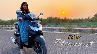 2021 Hero Pleasure Plus - Ride Review | Suitable for Girls? | Rev Explorers screenshot 5