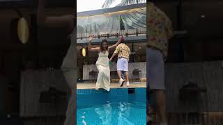 Pushing in water prank gone wrong 🤣 #funny #shorts
