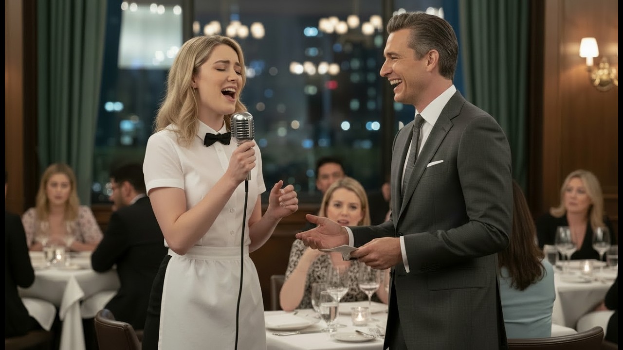 „Sing Mozart, dann heirate ich dich“, witzelte der Milliardär – Kellnerin lässt alle erstarren