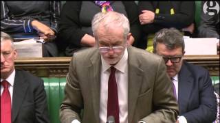 Jeremy Corbyn responds to David Cameron on Syrian airstrikes