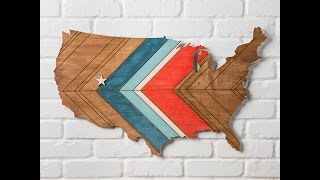 DIY America Craft | 4th of July Decor | Apostrophe S | This Land is Your Land