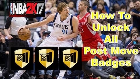 NBA 2K17 All Post Move Badges Tutorial