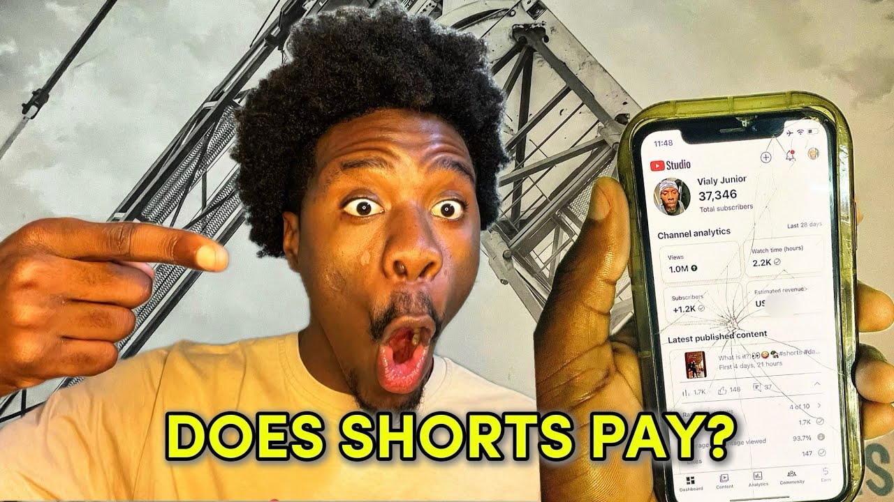 Сколько YouTube Shorts платит создателям контента из Южной Африки!🇿🇦