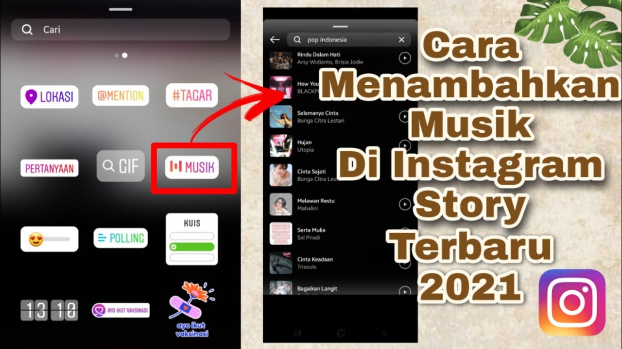 CARA MENAMBAHKAN MUSIK DI INSTAGRAM STORY FITUR TERBARU INSTAGRAM