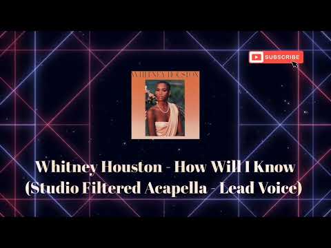 Whitney Houston - How Will I Know (Studio Filtered Acapella - Lead Voice)