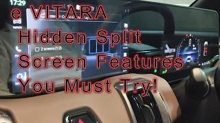 e VITARA Split Screen Setup | Smart Dual Display Features